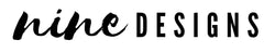 nine designs handmade headbands logo