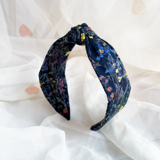 Wild Flowers Liberty of London Print Knot Headband