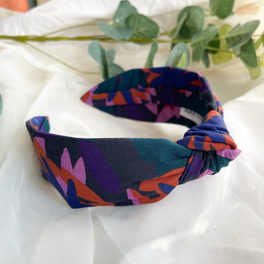 Autumn Floral Knot Headband