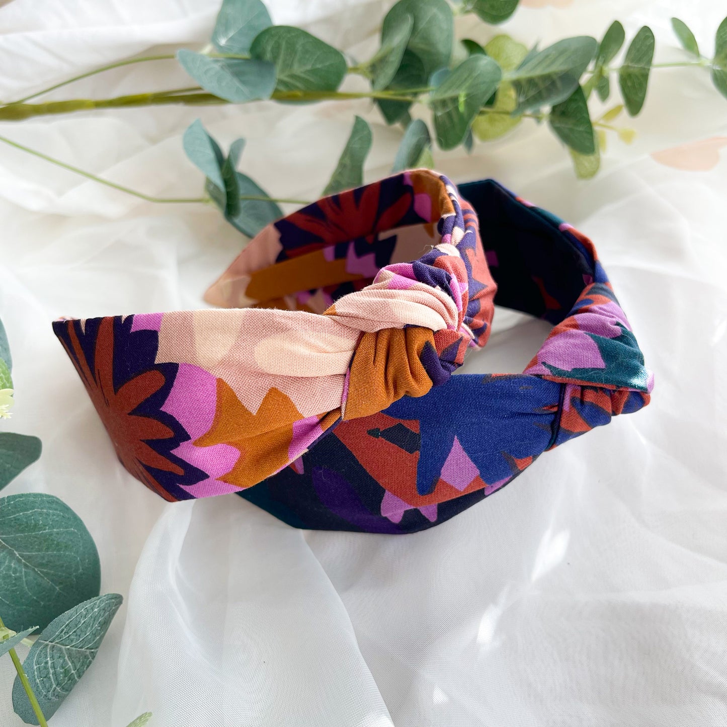 Spring Floral Knot Headband