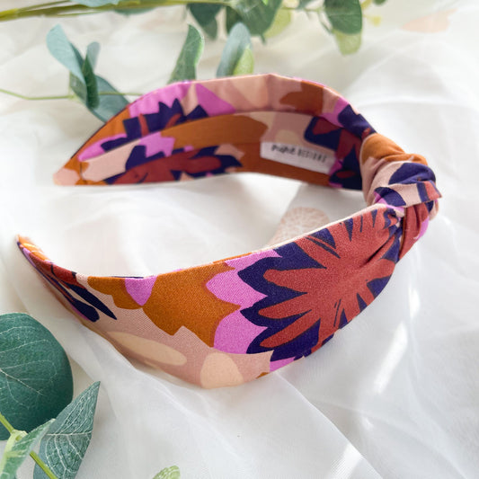 Spring Floral Knot Headband