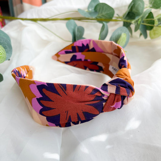 Spring Floral Knot Headband