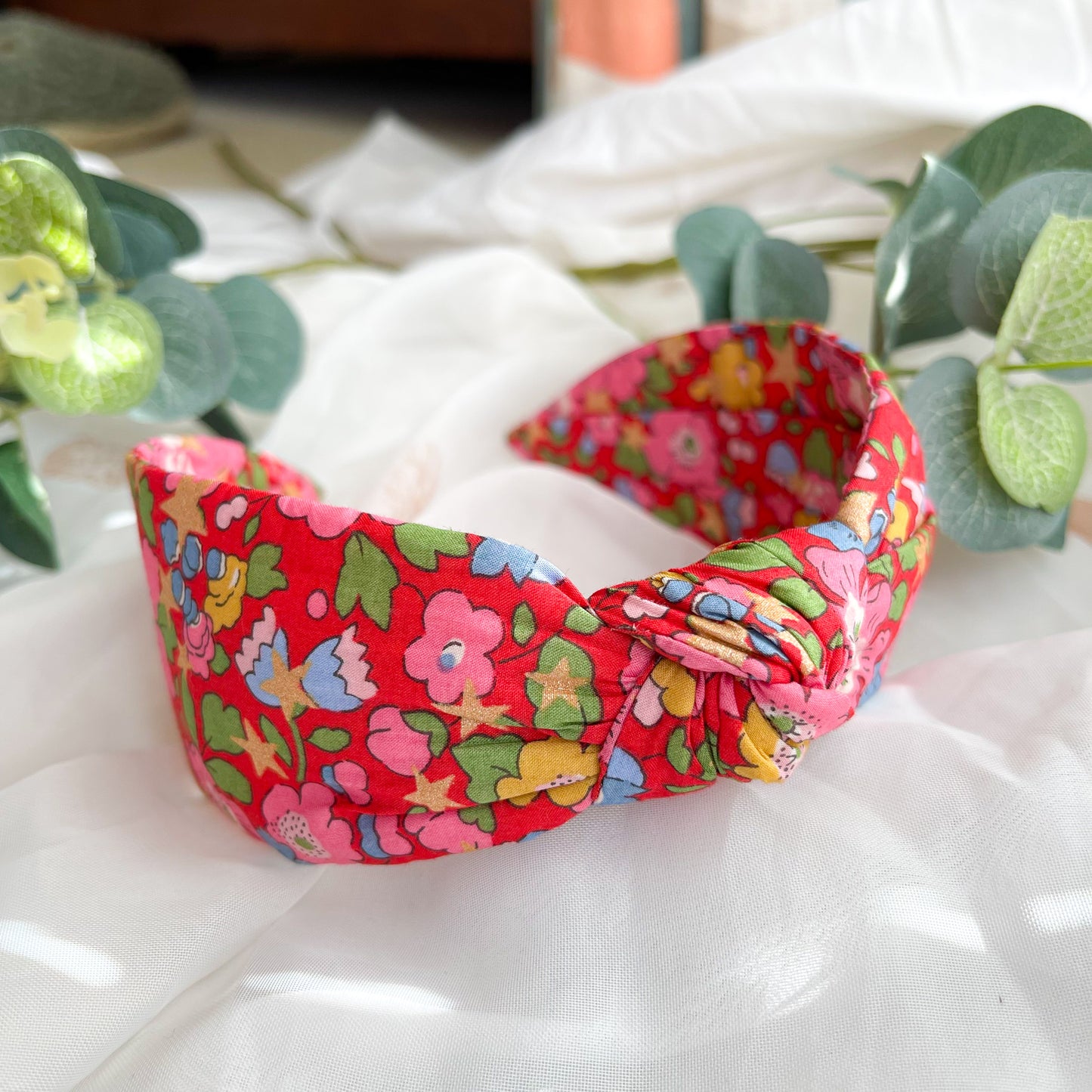 Betsy Star D Liberty of London Print Knot Headband