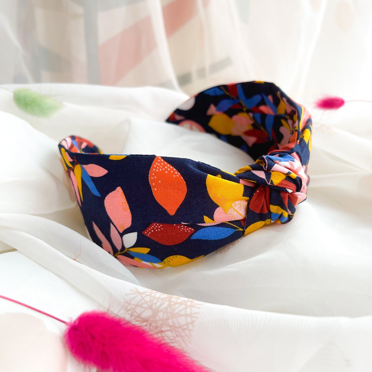 Fruit Print Knot Headband