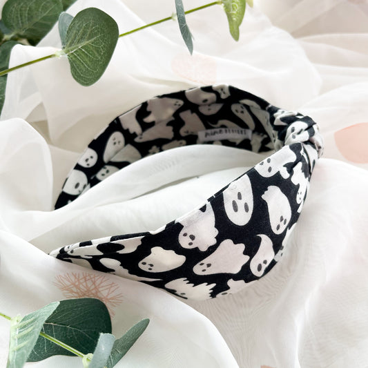 Halloween Ghost Knot Headband