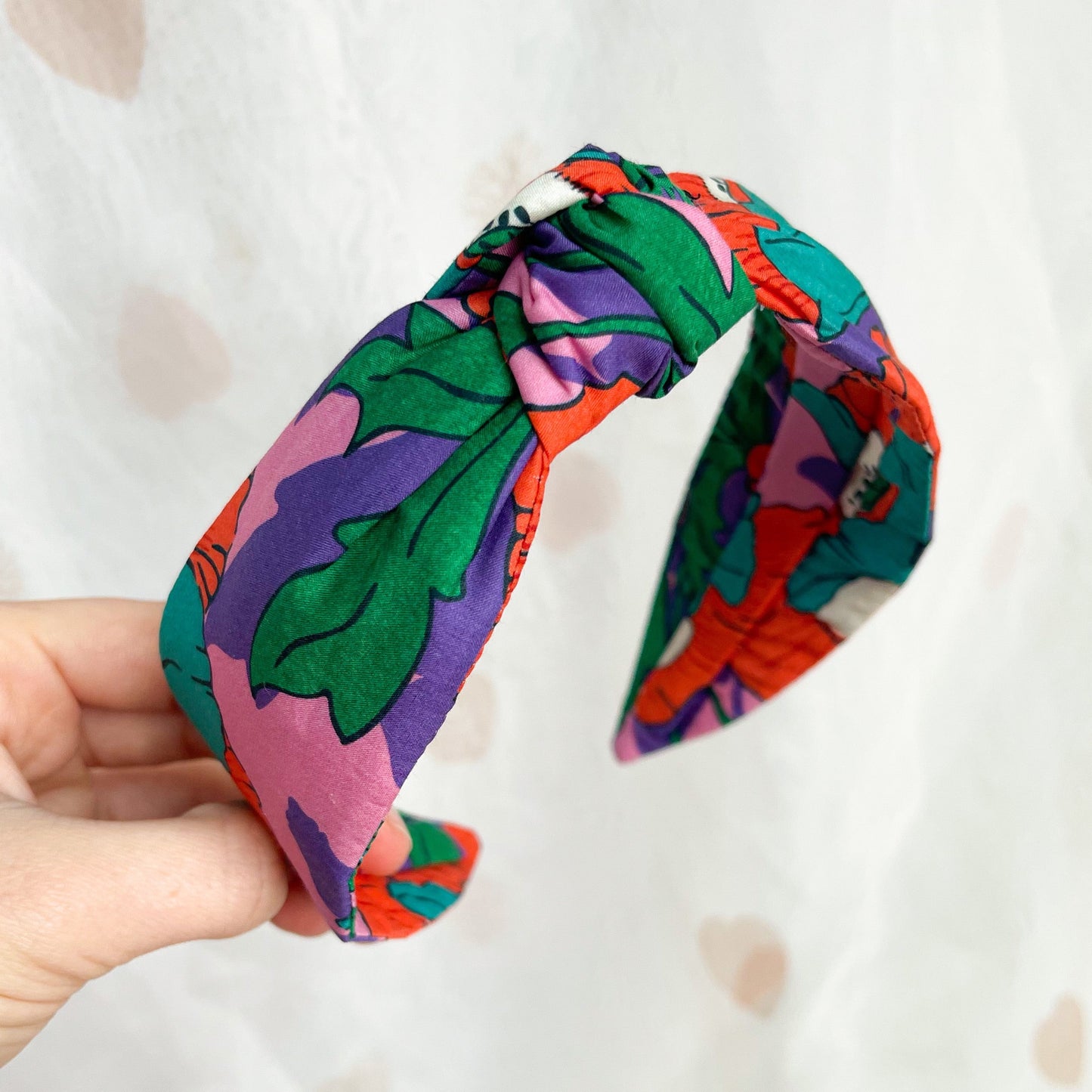 Butterfield Poppy Liberty of London Print Knot Headband