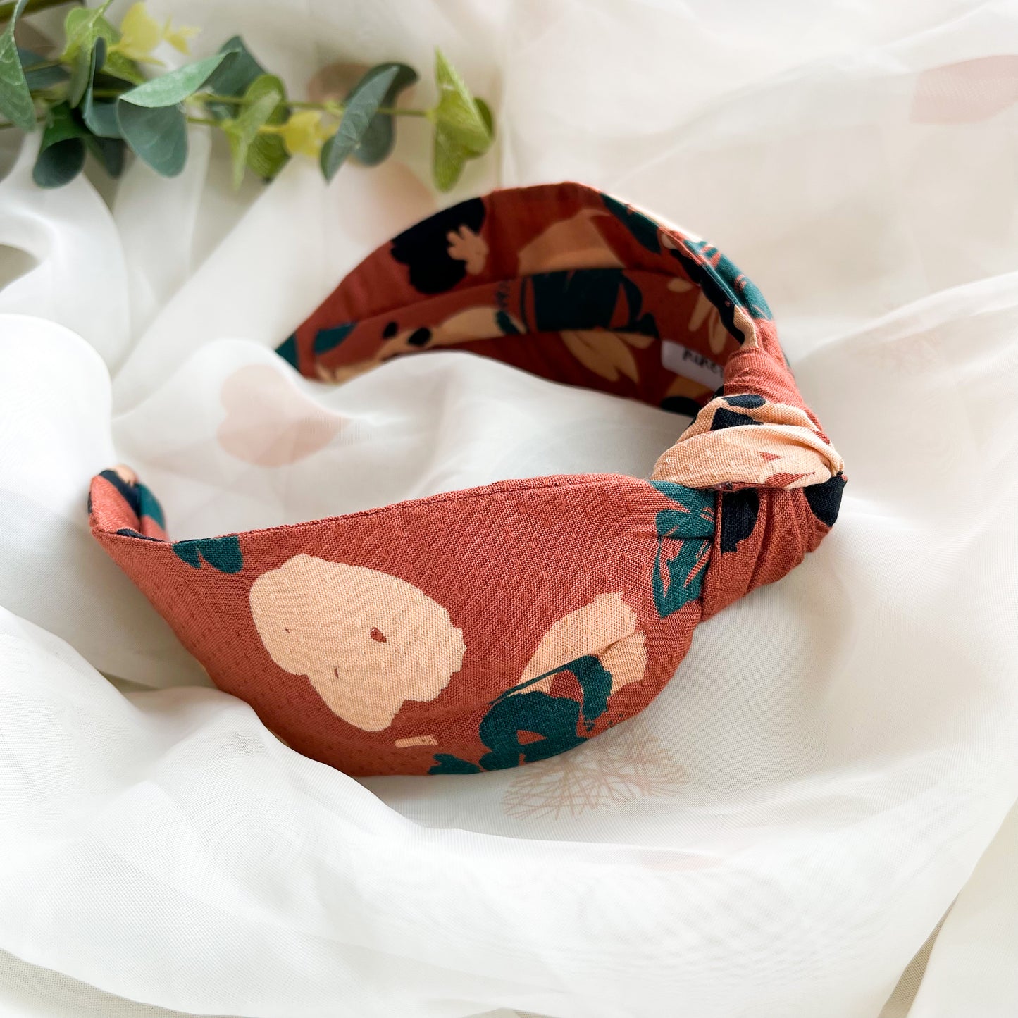 Floral Print Knot Headband