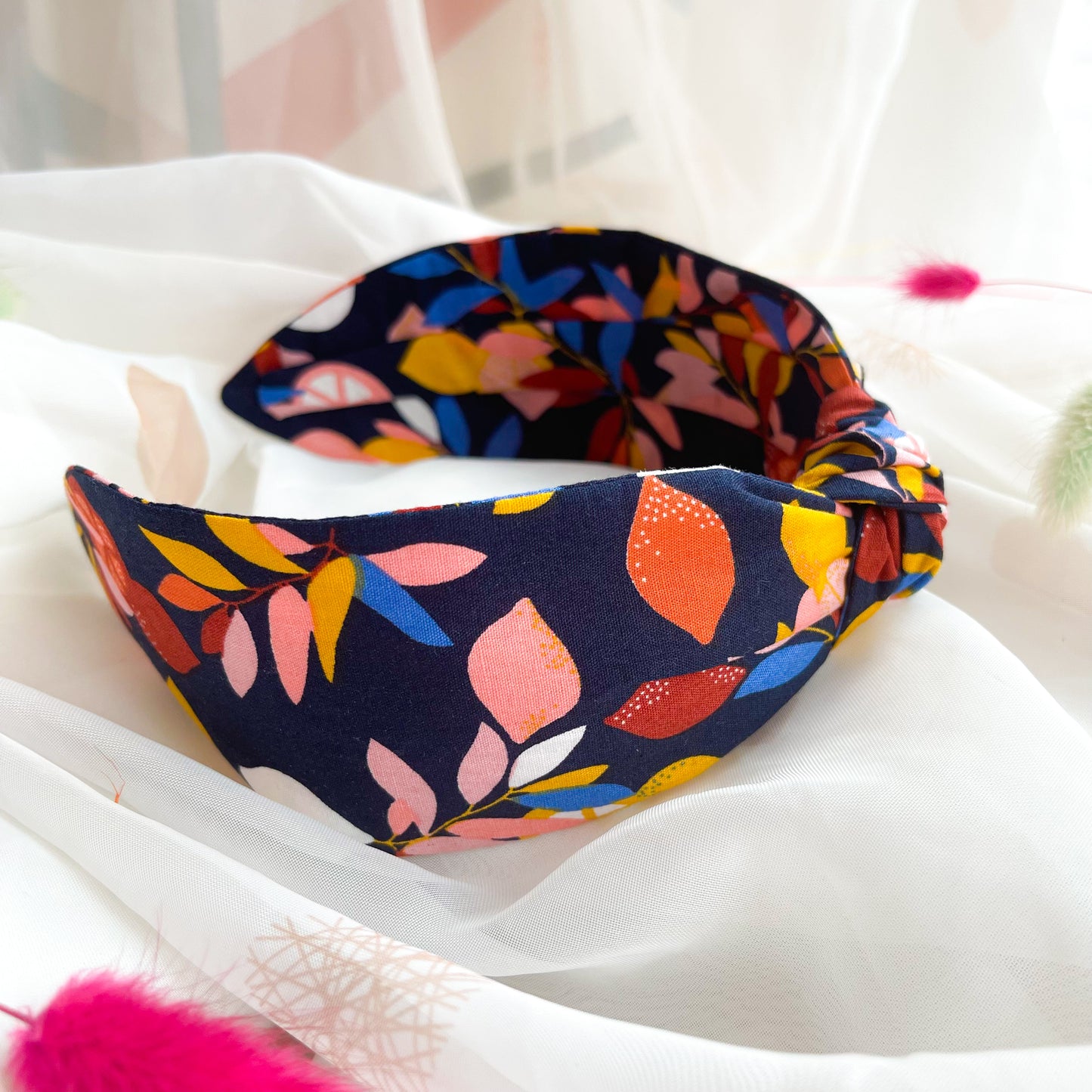 Fruit Print Knot Headband