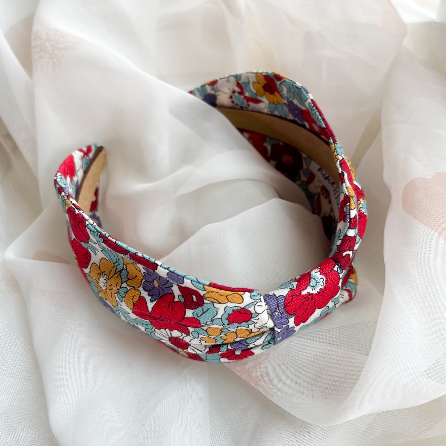 Cosmos Bloom Print Turban Headband