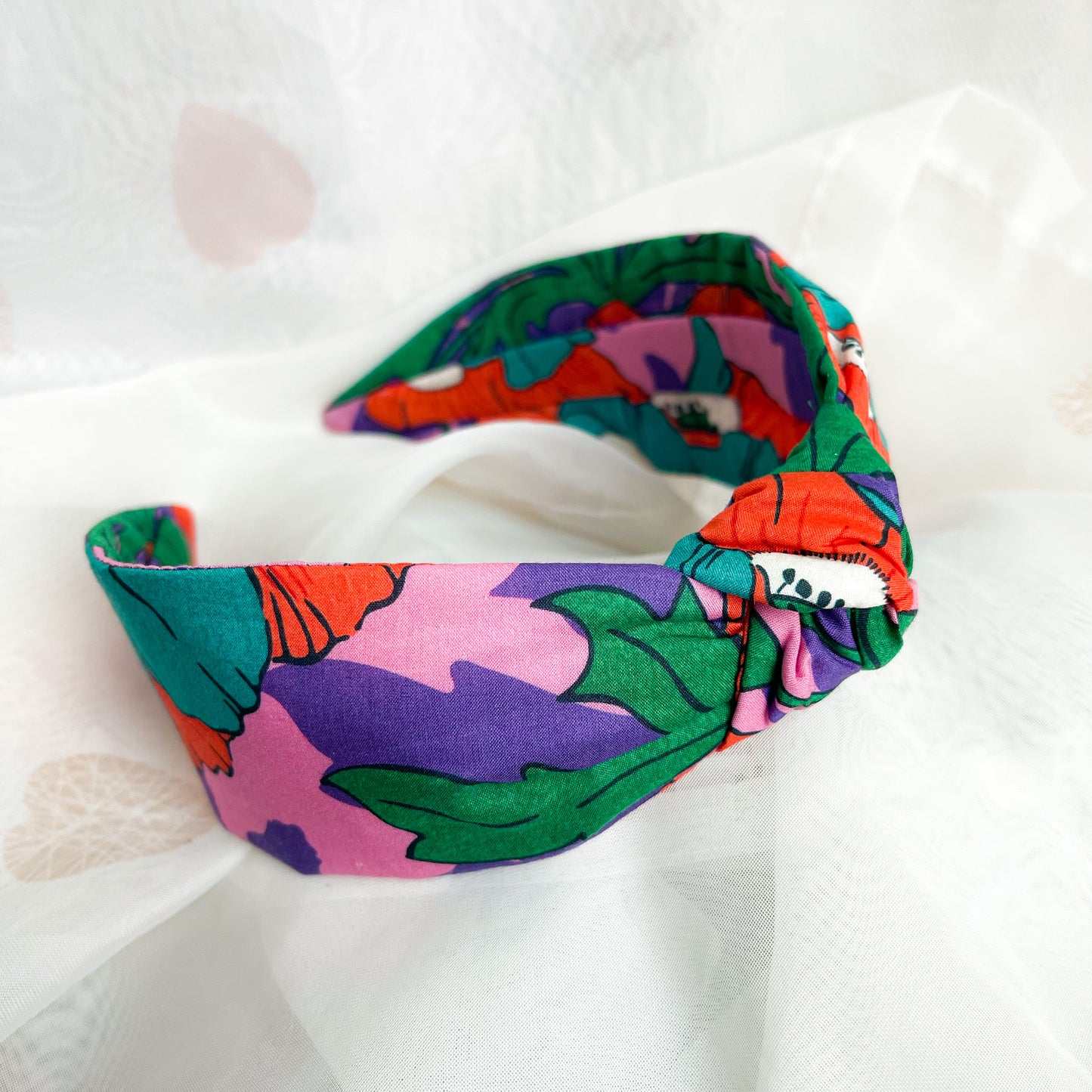 Butterfield Poppy Liberty of London Print Knot Headband