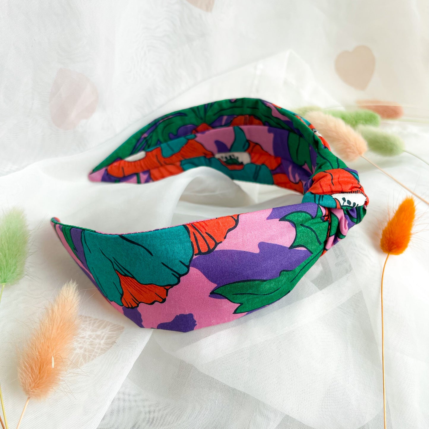 Butterfield Poppy Liberty of London Print Knot Headband