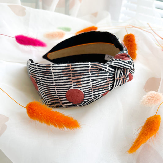 Sunset Satin Lined Knot Headband