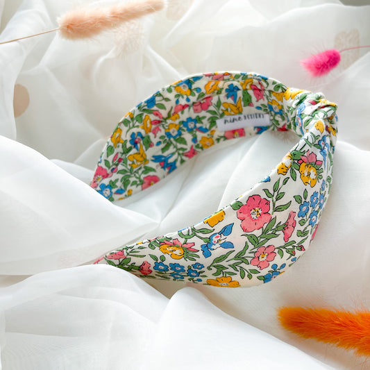 Mamie Floral Liberty of London Print Knot Headband