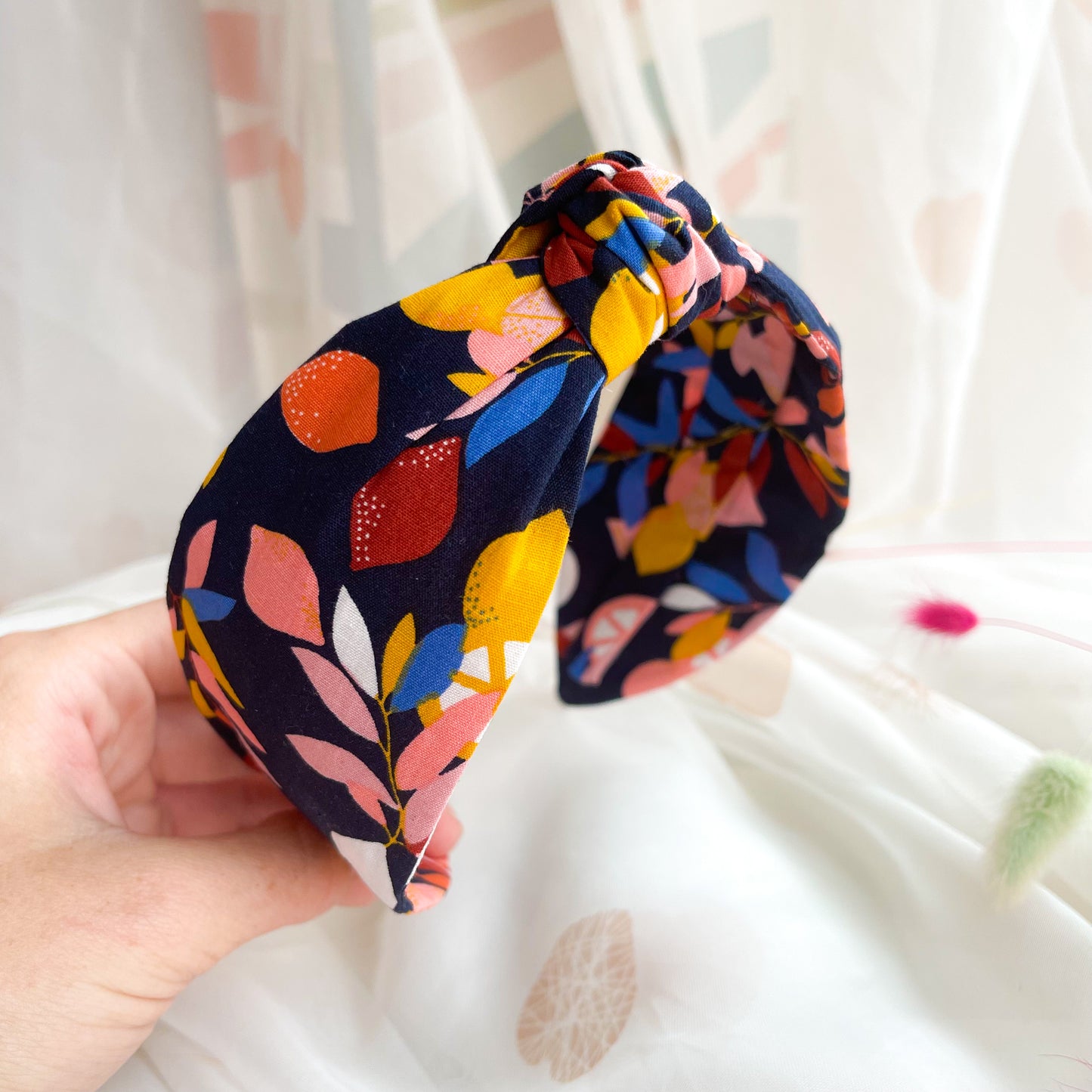 Fruit Print Knot Headband