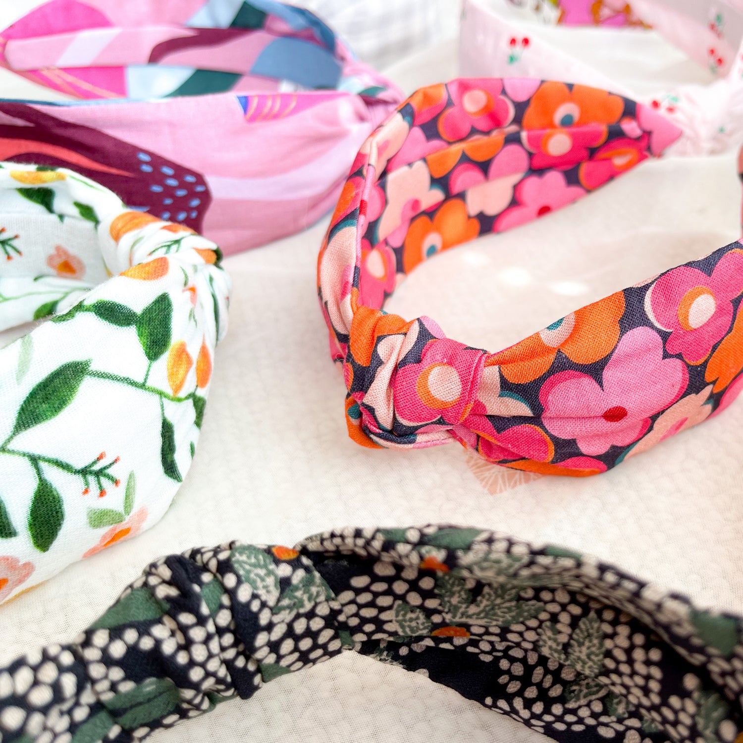 Satin Lined Knot Headbands