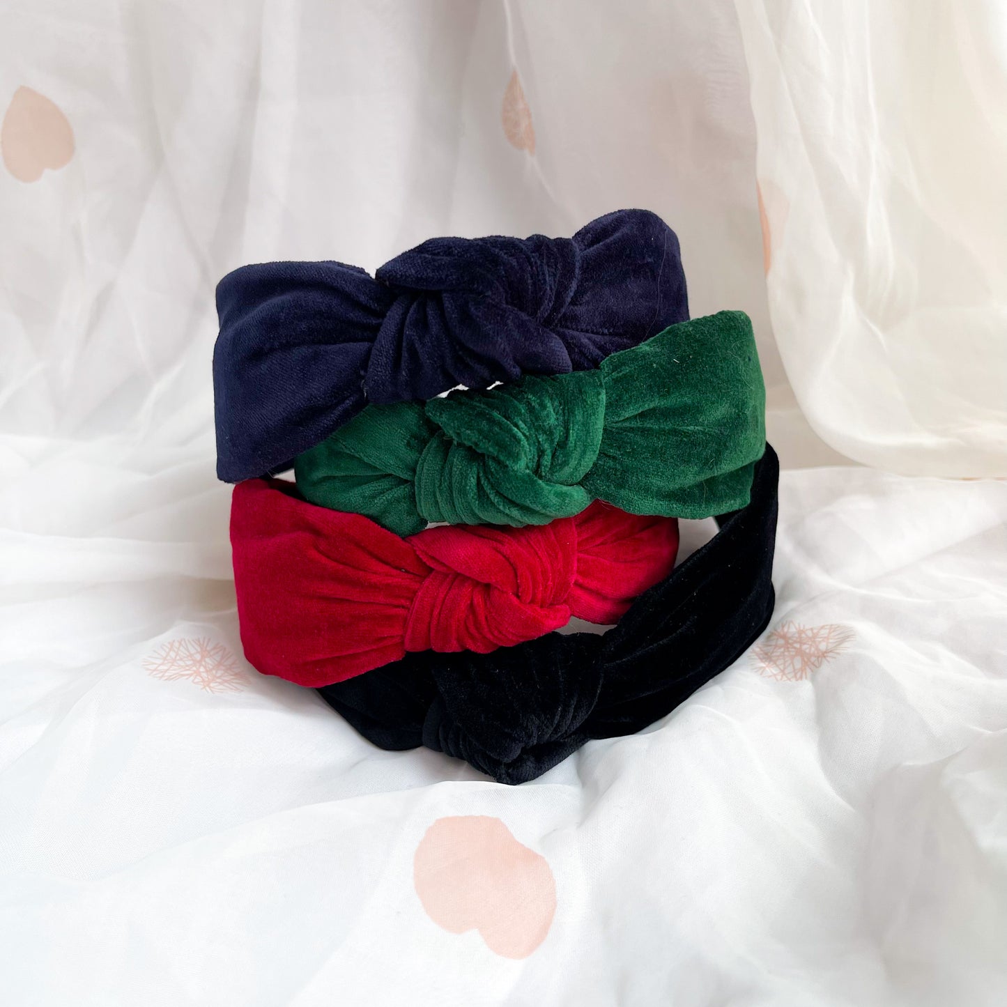 Midnight Blue Knot Headband