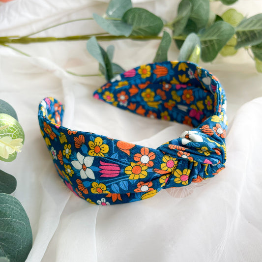 Hampstead Meadow Liberty of London Print Knot Headband