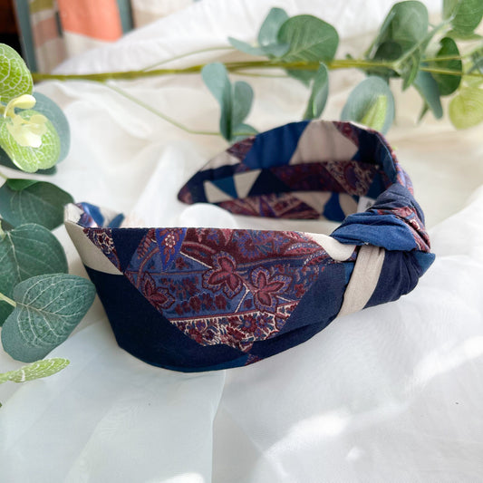 Patchwork Paisley Liberty of London Print Knot Headband