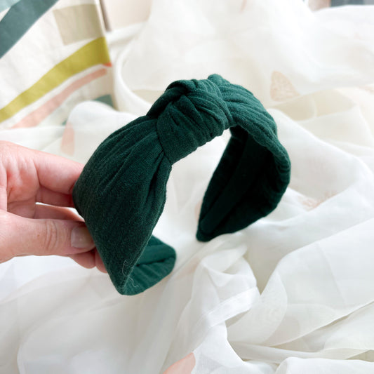 Dark Green Headband