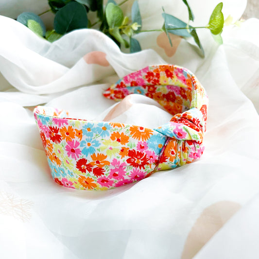 Kensington Confetti Liberty of London Print Knot Headband