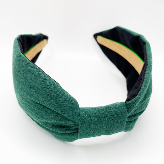 Dark Green Turban Headband