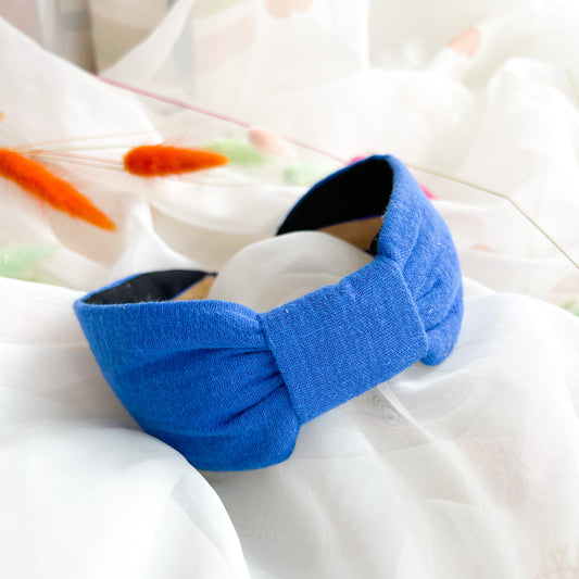 Royal Blue Turban Headband