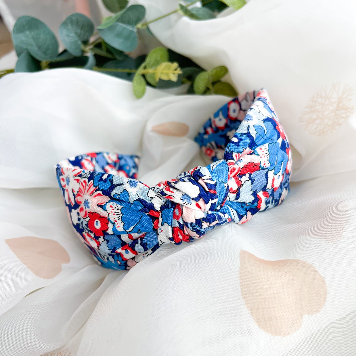 Carnaby Collection Floral Print Knot Headband