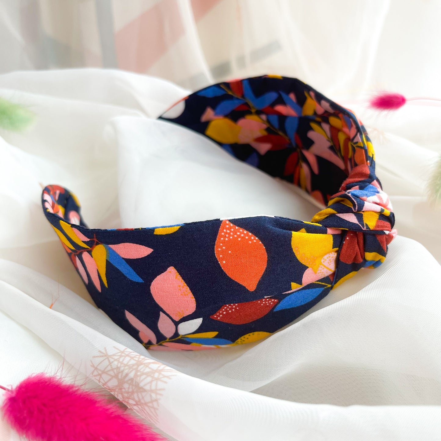 Fruit Print Knot Headband