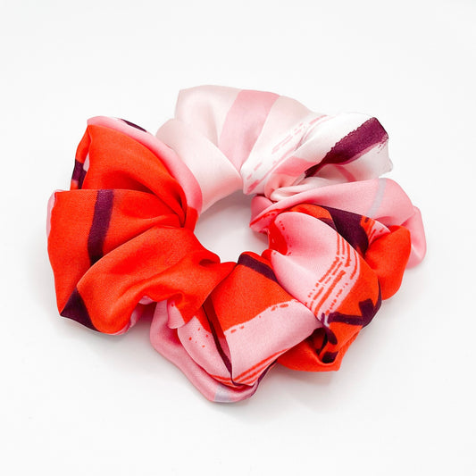Silk satin scrunchie, curly hair accessory, hair tie hairband headband